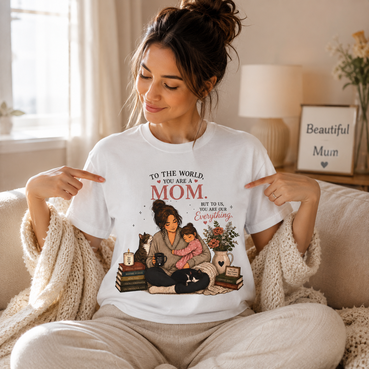 CatLover Mom T-Shirt