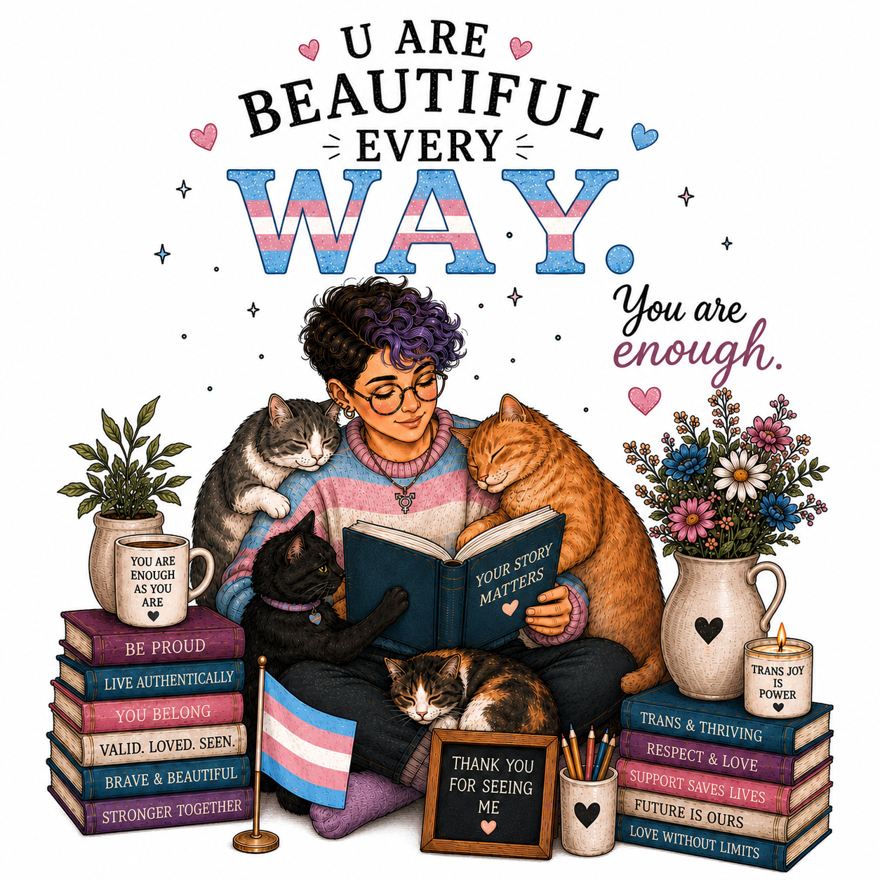 CatLover Trans T-Shirt
