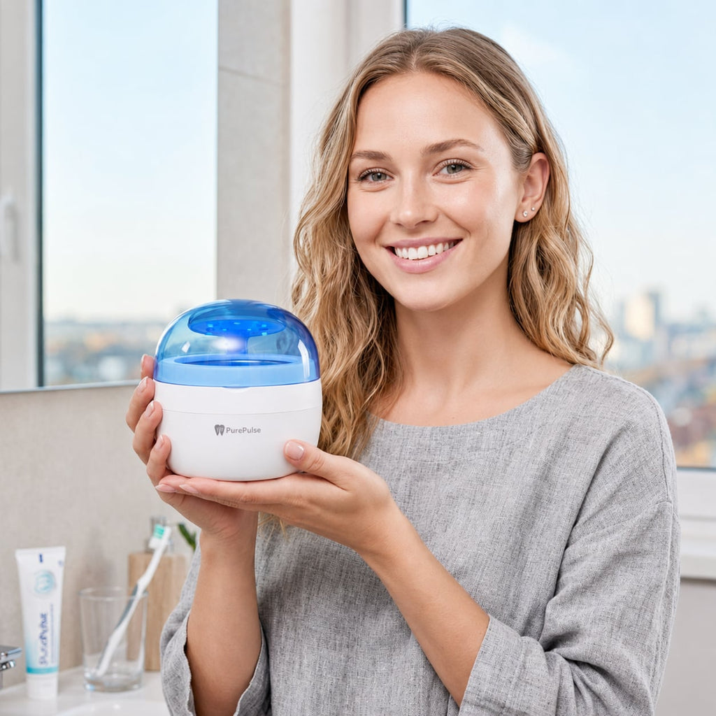 PurePulse Pod – Ultrasonic & UV Cleaner