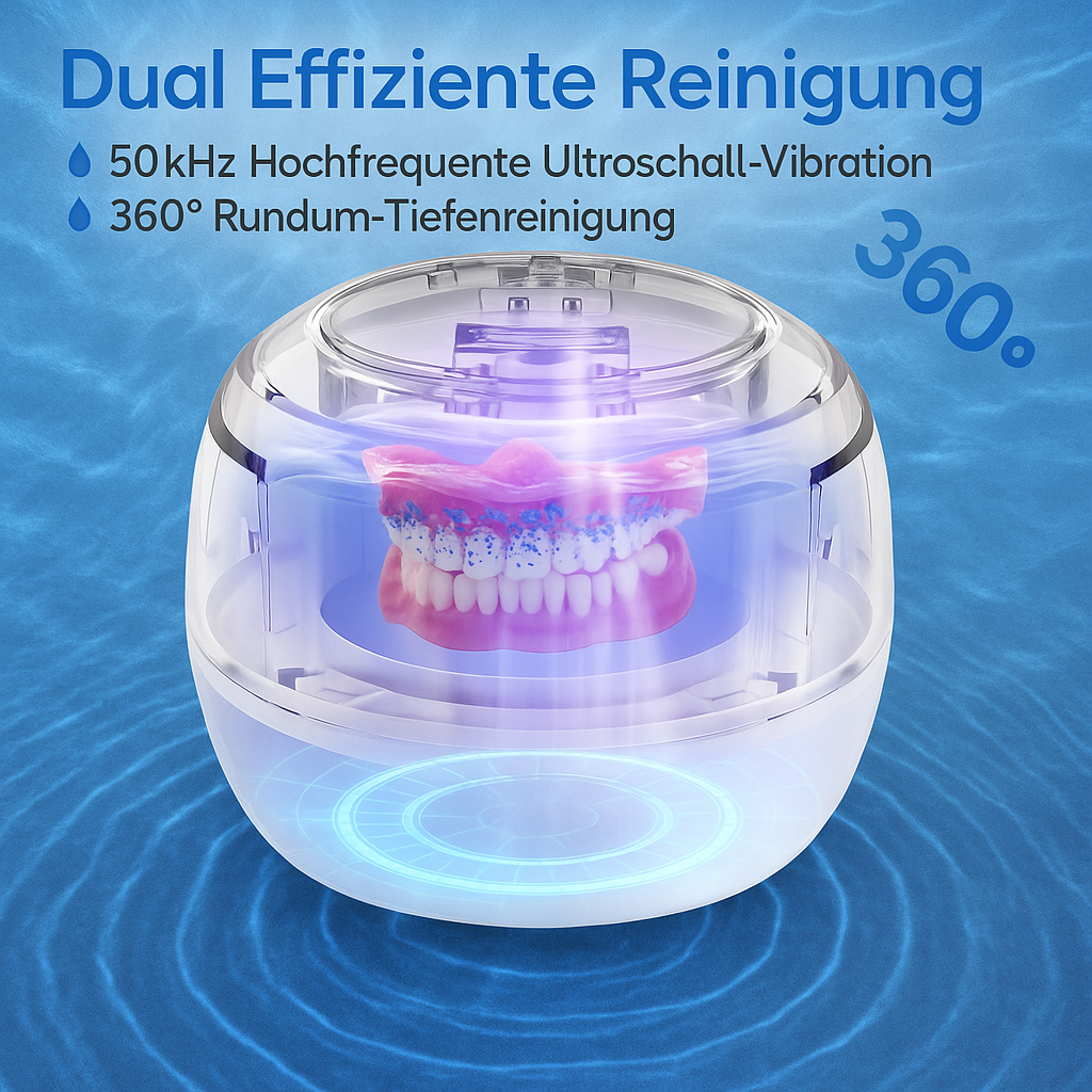 PurePulse Pod – ULTRASONIC CLEANER  Ultraschall- & UVC-Reinigungsgerät