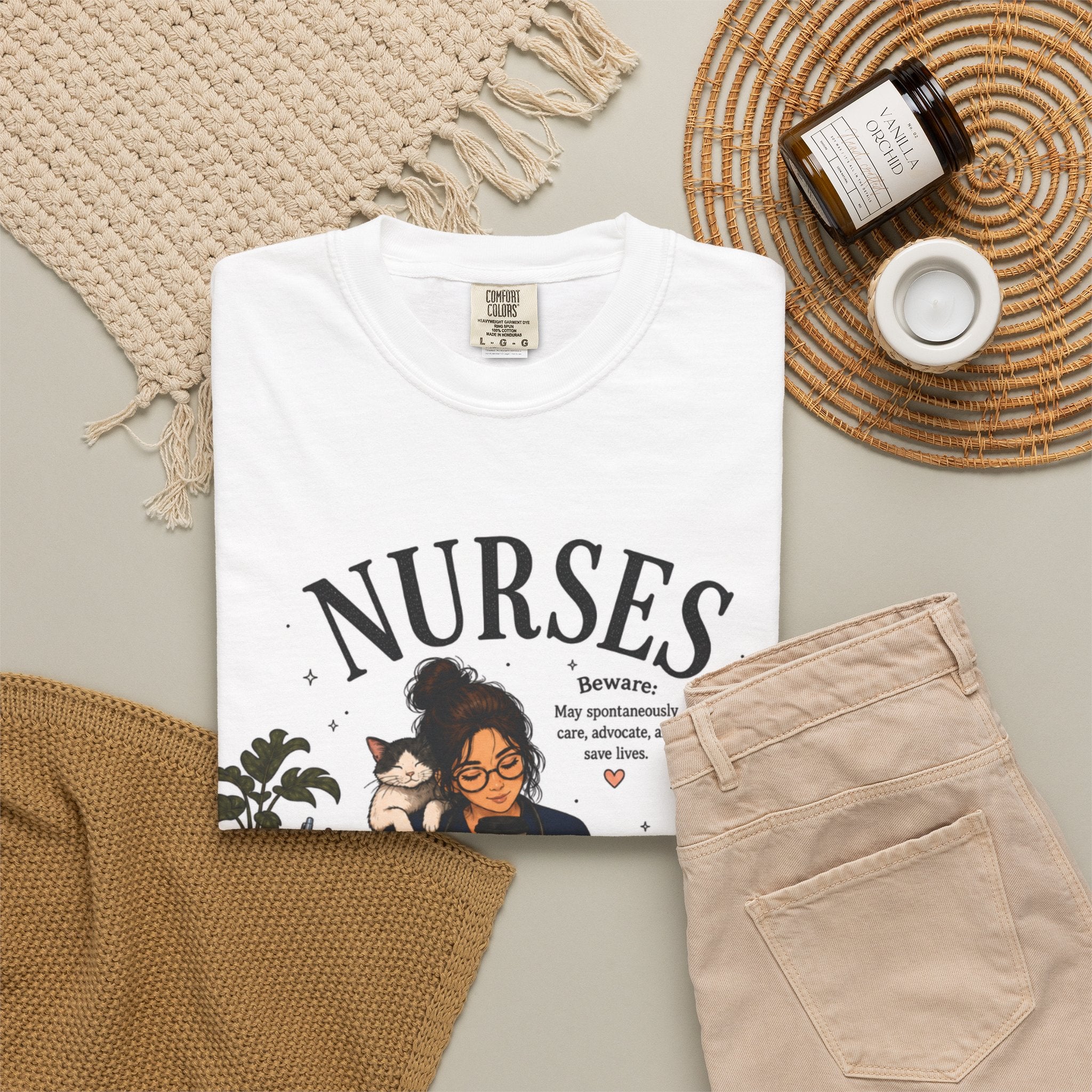 CatLover Nurse T-shirt