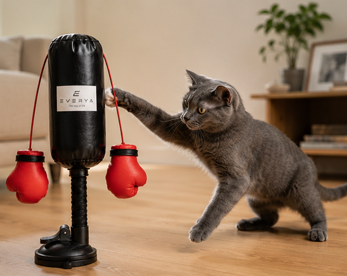 Cat Punching Bag
