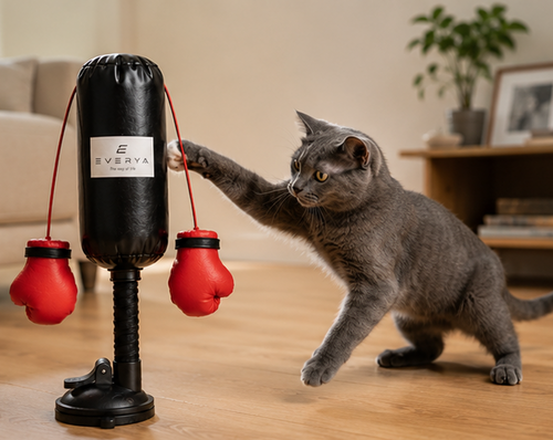 Cat Punching Bag